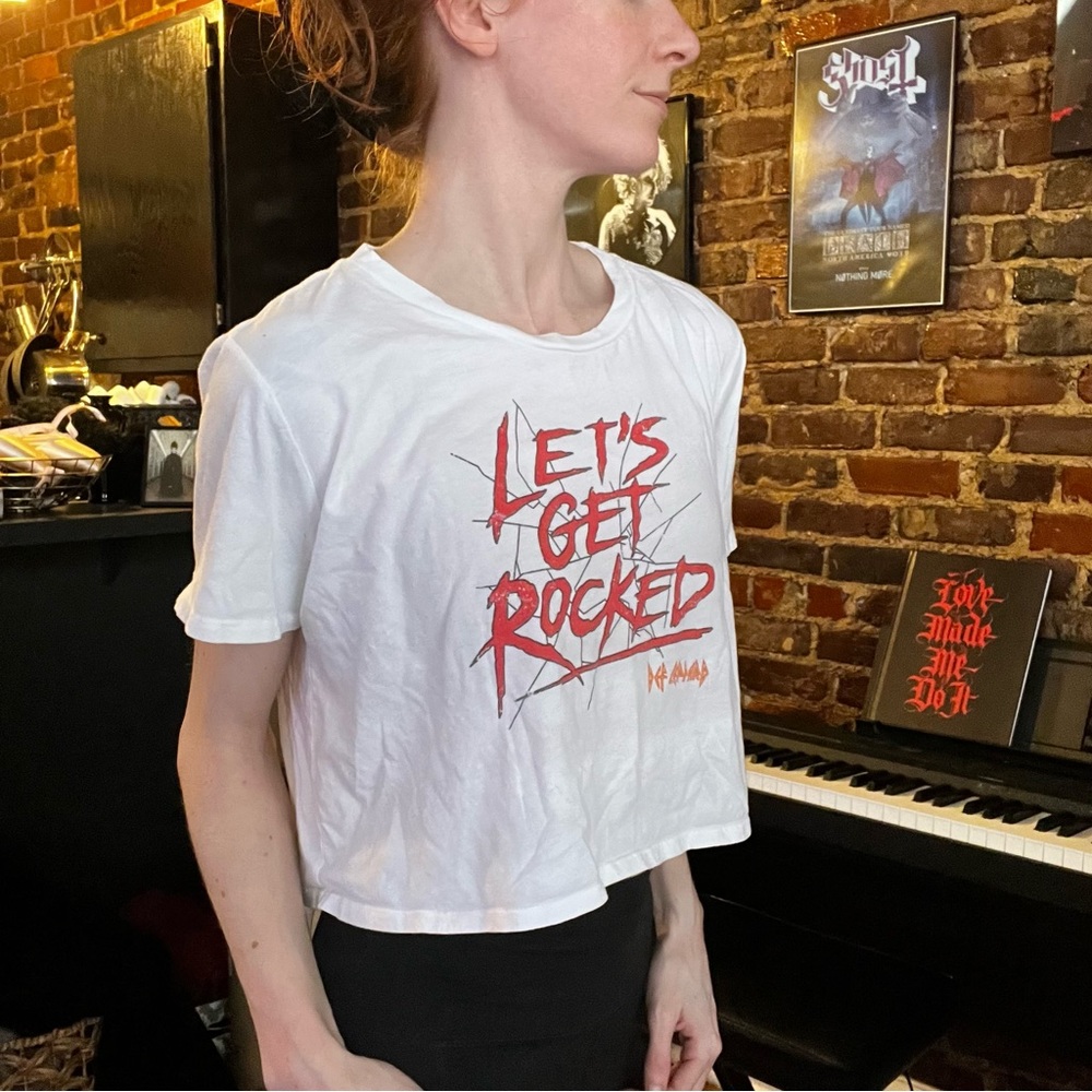 Def Leppard band tee Recycled Karma XS